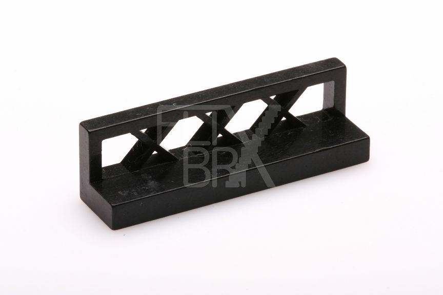 1x4x1 Zaun schwarz