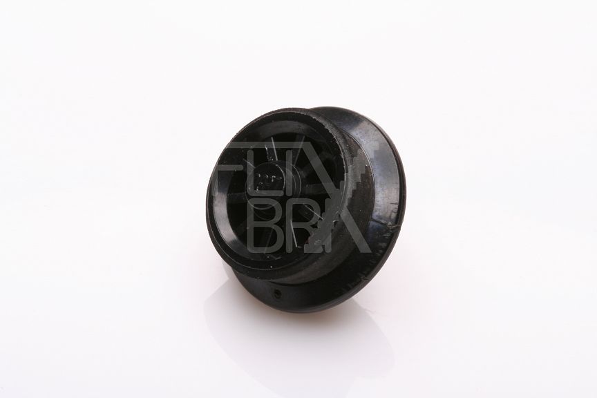 2x2 Felge für Zug/Schiene geschlossen für Motor schwarz