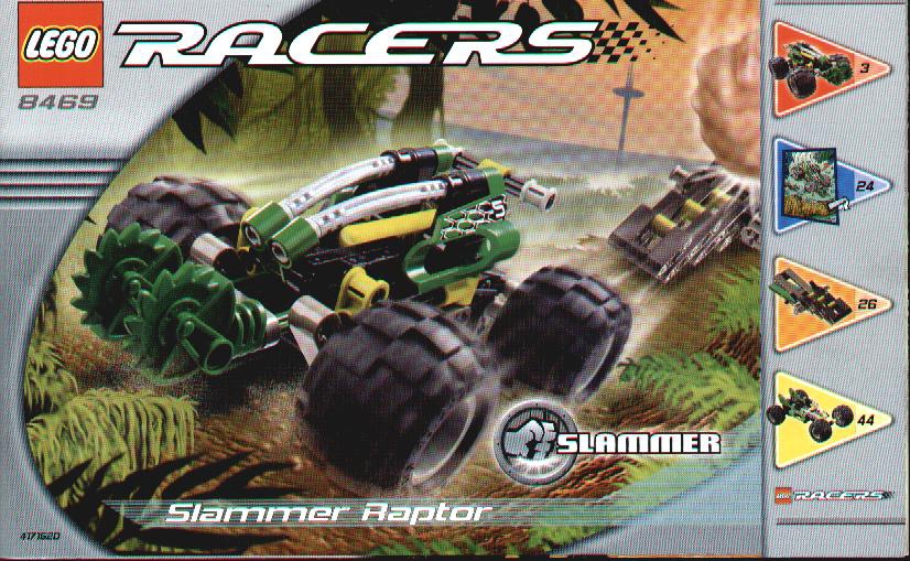 LEGO® Drome Racers Set 8469 Slammer Raptor 