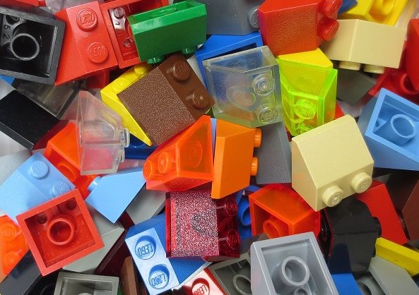 50 LEGO® Dachsteine 2x2 verschiedene Farben 