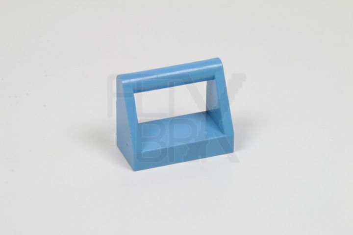 1x2 Modifizierte Fliese mit Bügel mittelblau