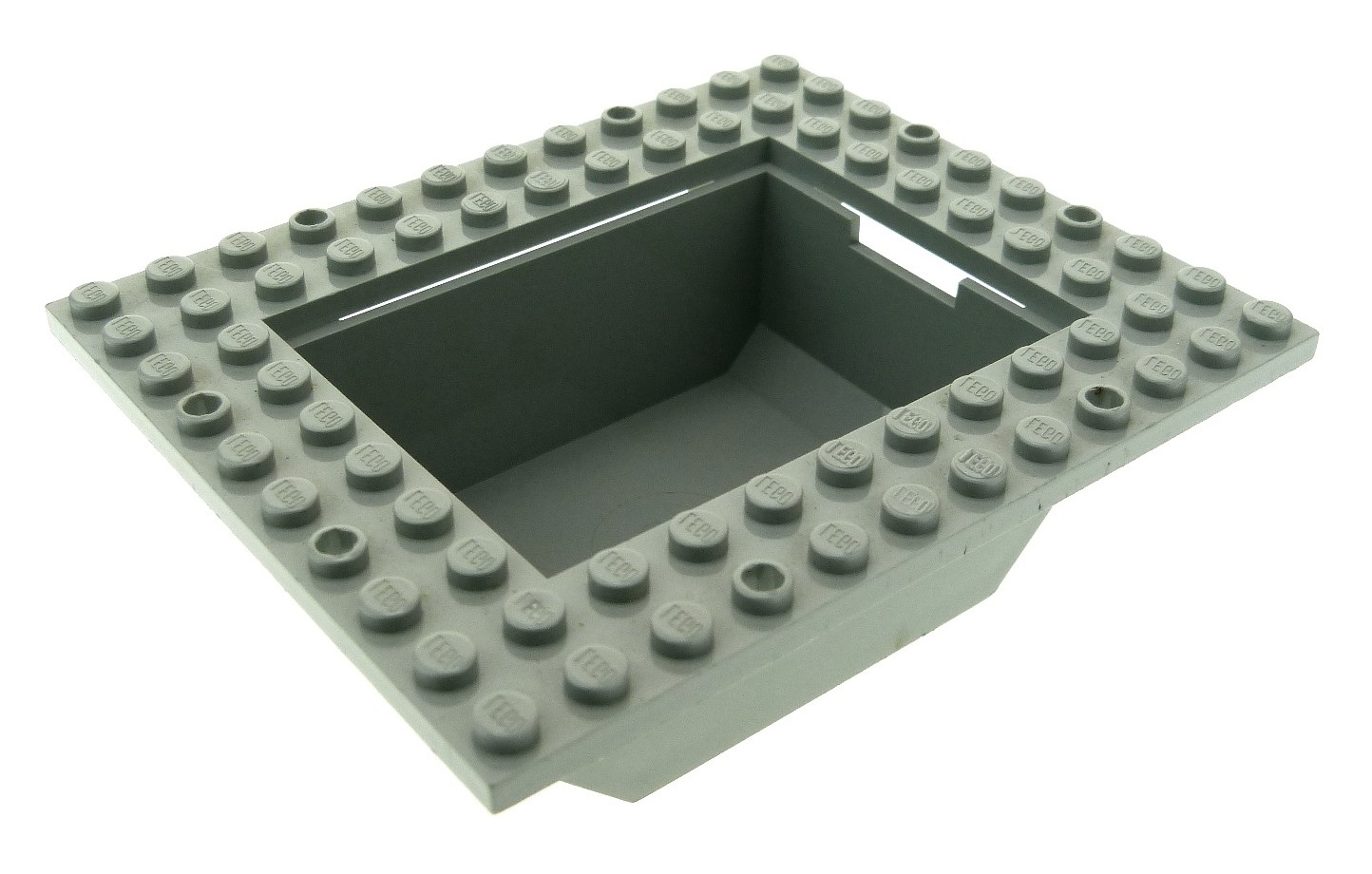 10x12 Container / Ladungscontainer mit 6x8 Wanne althellgrau