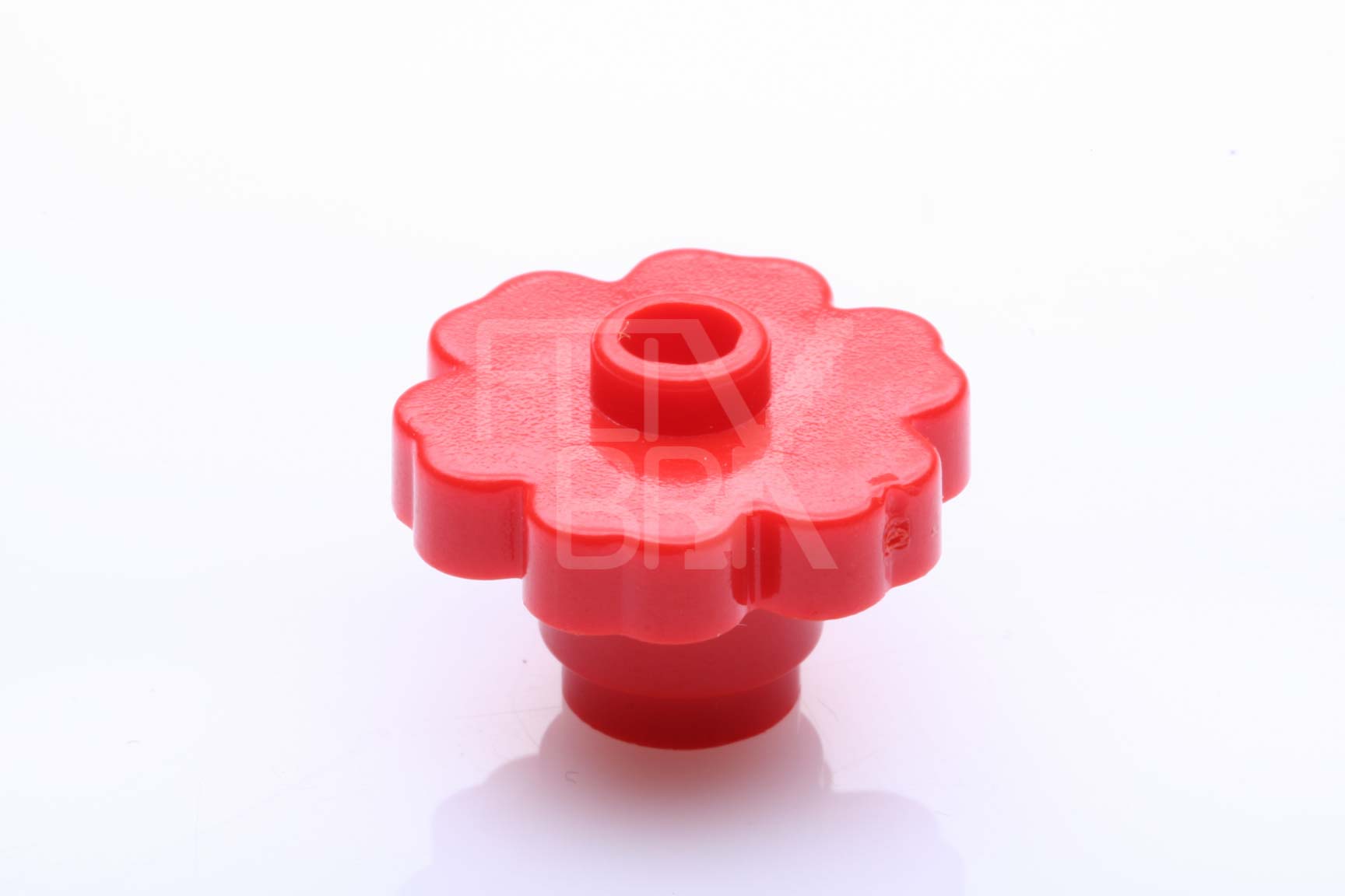 1x1 Blume Basis mit 2x2 Blüte rot