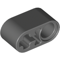 1x2 Liftarm mit Pin- und Achs- Loch breit neudunkelgrau