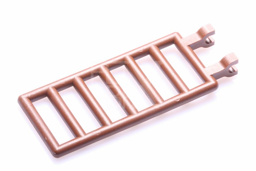 3x7 Leiter mit doppelt Clip altbraun