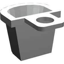 Korb / Pferdetrog althellgrau