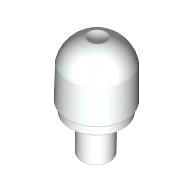 1x1 Lichtkappe / Leuchte rund mit Stab weiss