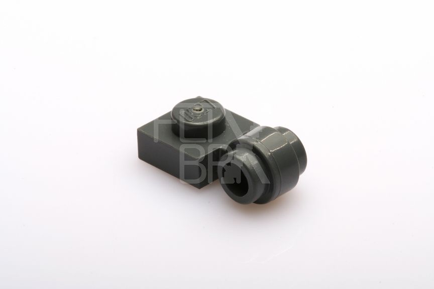 1x1 Lampenhalter dicker Ring neudunkelgrau