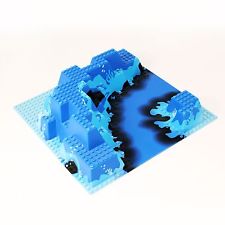 32x32 3D Grundplatte / Bauplatte Unterwasser Canyon