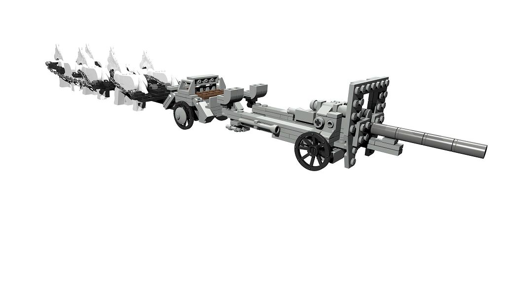 Bauanleitung für Bespannte Artillerie 