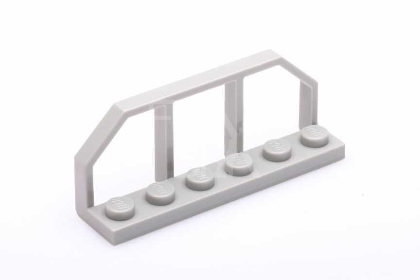 1x6 Zug Wagon Ende / Handlauf althellgrau