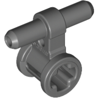 Pneumatikverbinder mit Achsloch / Schlauchverbinder neudunkelgrau