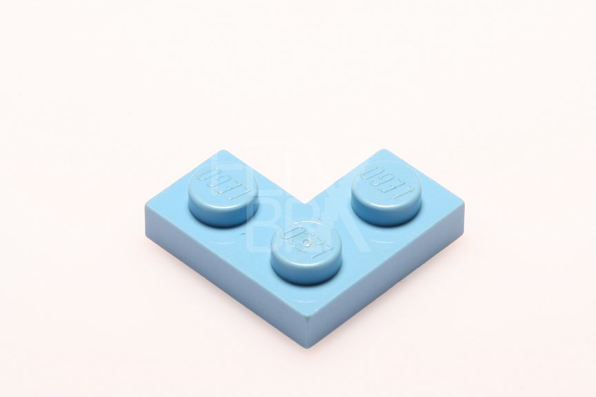2x2 Eckplatte hellblau