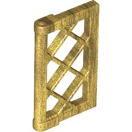 1x2x3 Fensterladen mit Gitter pearl-gold