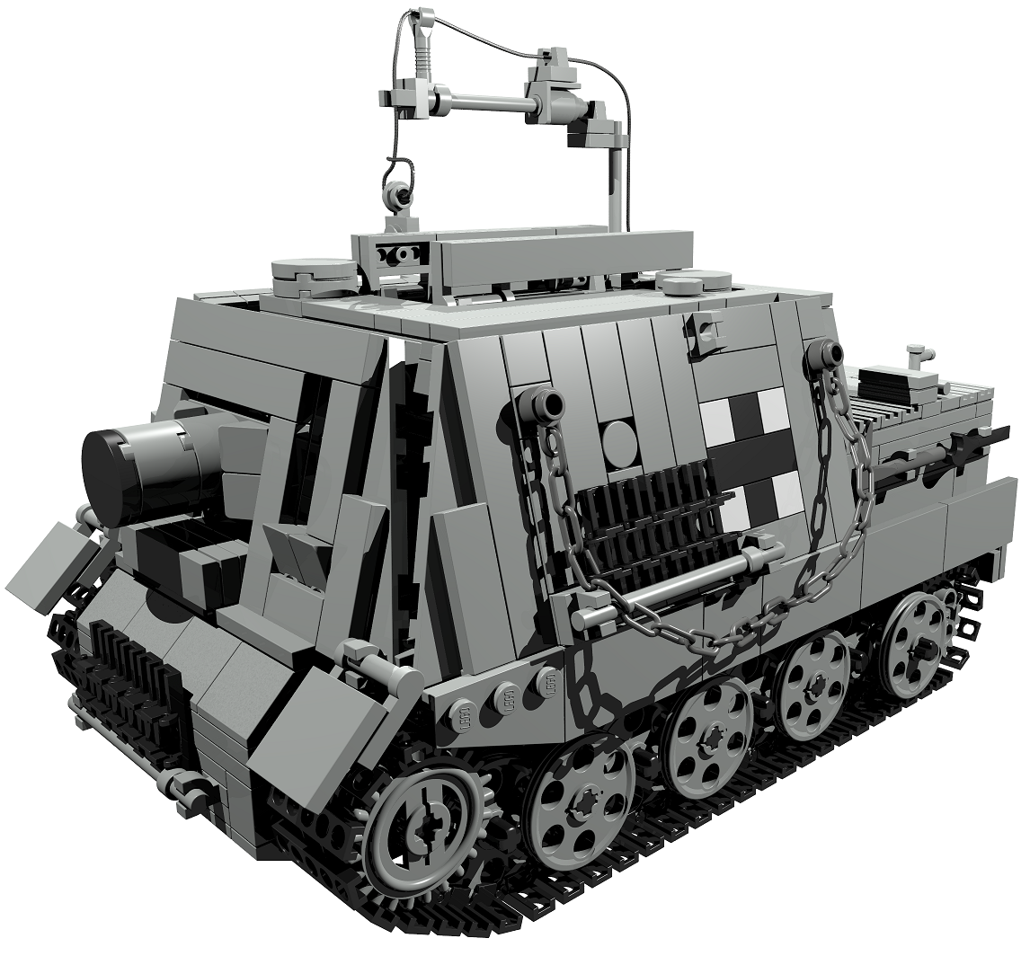 Bauanleitung für Panzer Sturmtiger 