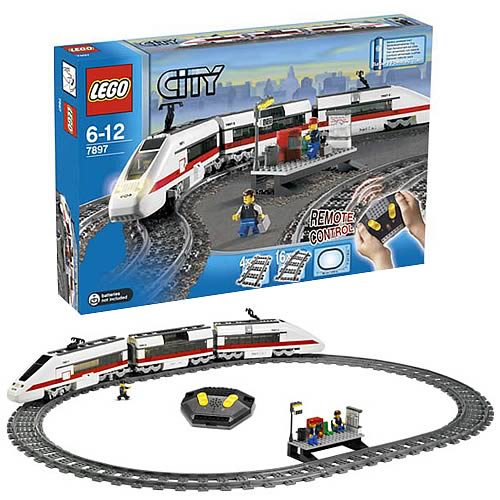 -BK- LEGO® World City Set 7897 Passagierzug ICE 