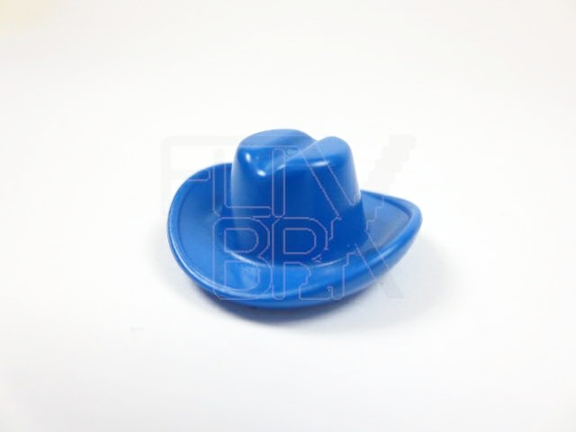 Minifigur Hut / Cowboy  blau
