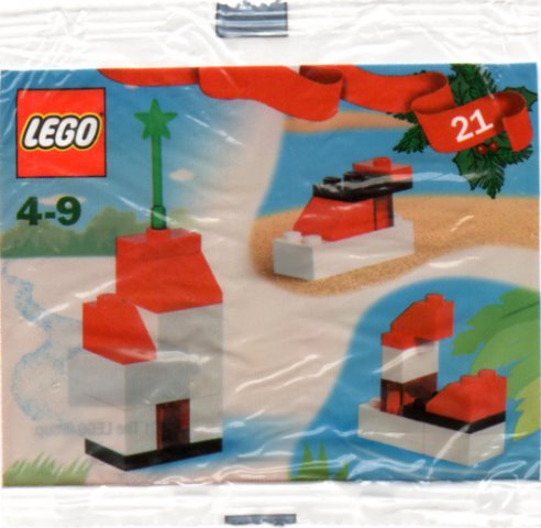 -BK- LEGO® Polybag Aventkalender 2001 Tag 21  NEU und OVP
