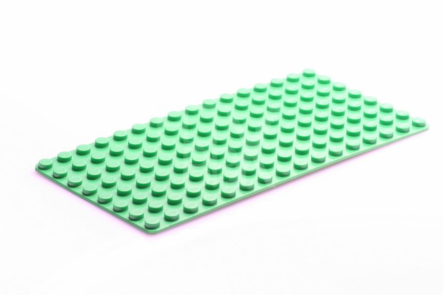 8x16 Grundplatte medium-grün