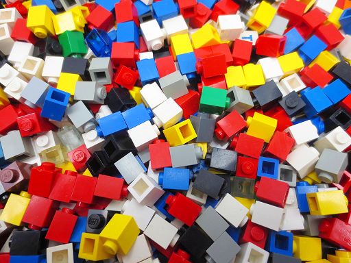 200 Stück LEGO® Steine 1x1 verschiedene Farben 