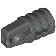 1x2 Gelenk / Scharnier mit 1 Finger und Achsloch altdunkelgrau