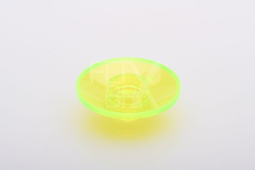 2x2 Satschüssel/Parabol Ø16 transparent-neongelb