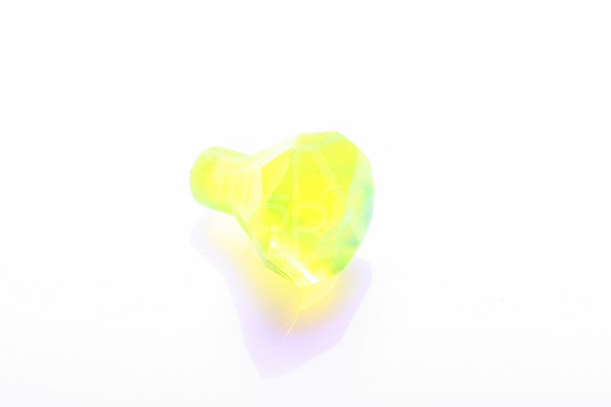 1x1 Diamant transparent-neongelb