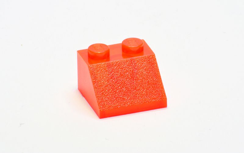 2x2 Dachstein 45°  transparent-orange
