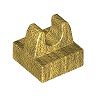 1x1 Fliese modifiziert mit Clip pearl-gold