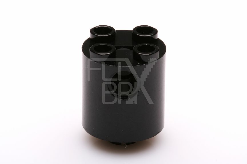 2x2x2 Roboter Körper ( R2D2)  Stein rund schwarz