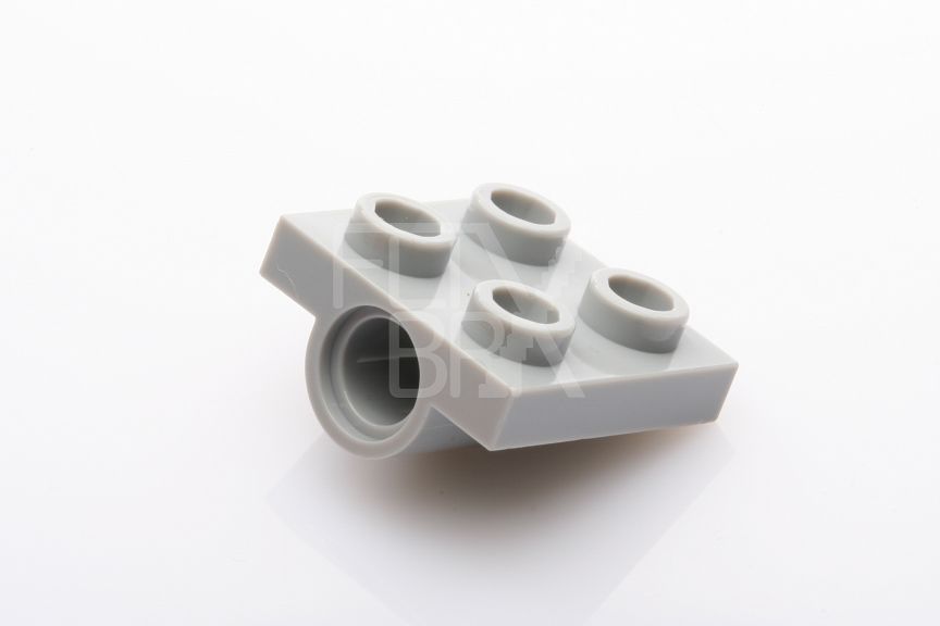 2x2 Achsplatte mit 1 Pinloch neuhellgrau