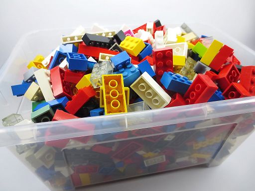 LEGO® Basis Steine in einer tollen Mischung – 500 Teile – ca. 1 KG 