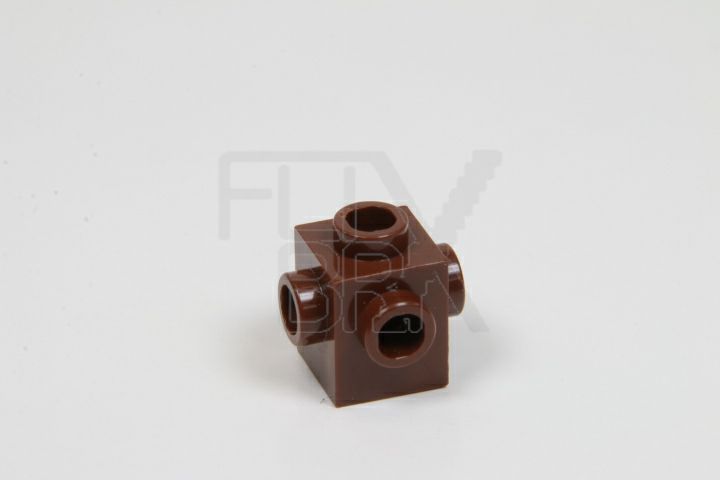 1x1 modifizierter Stein mit 4 Noppen altbraun