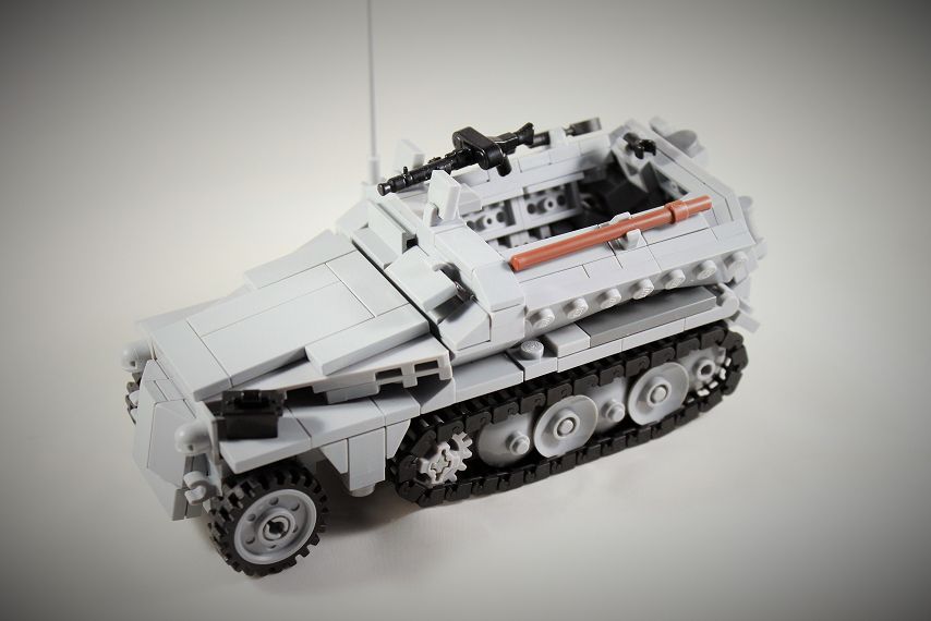 WWII Wehrmacht Fahrzeug SdKfz 250 early aus LEGO® Teilen
