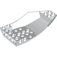 10x6x2 Cockpit Boden gebogen weiss