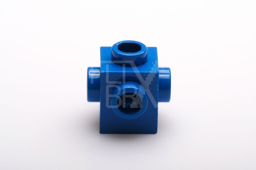 1x1 modifizierter Stein mit 4 Noppen blau