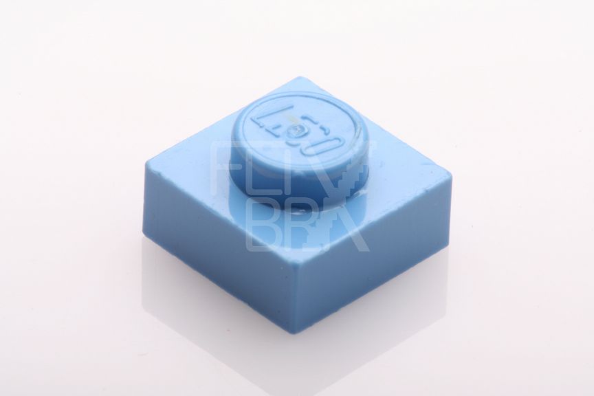 1x1 Platte mittelblau