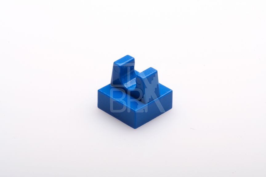 1x1 Fliese modifiziert mit Clip blau