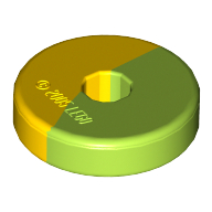 2x2 Waffen Scheibe / Disc Ø12,9 lindgrün