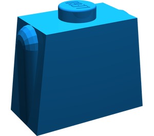 Minifigur Oberkörper / Torso ohne arme (anbringen von Armen nicht möglich) blau