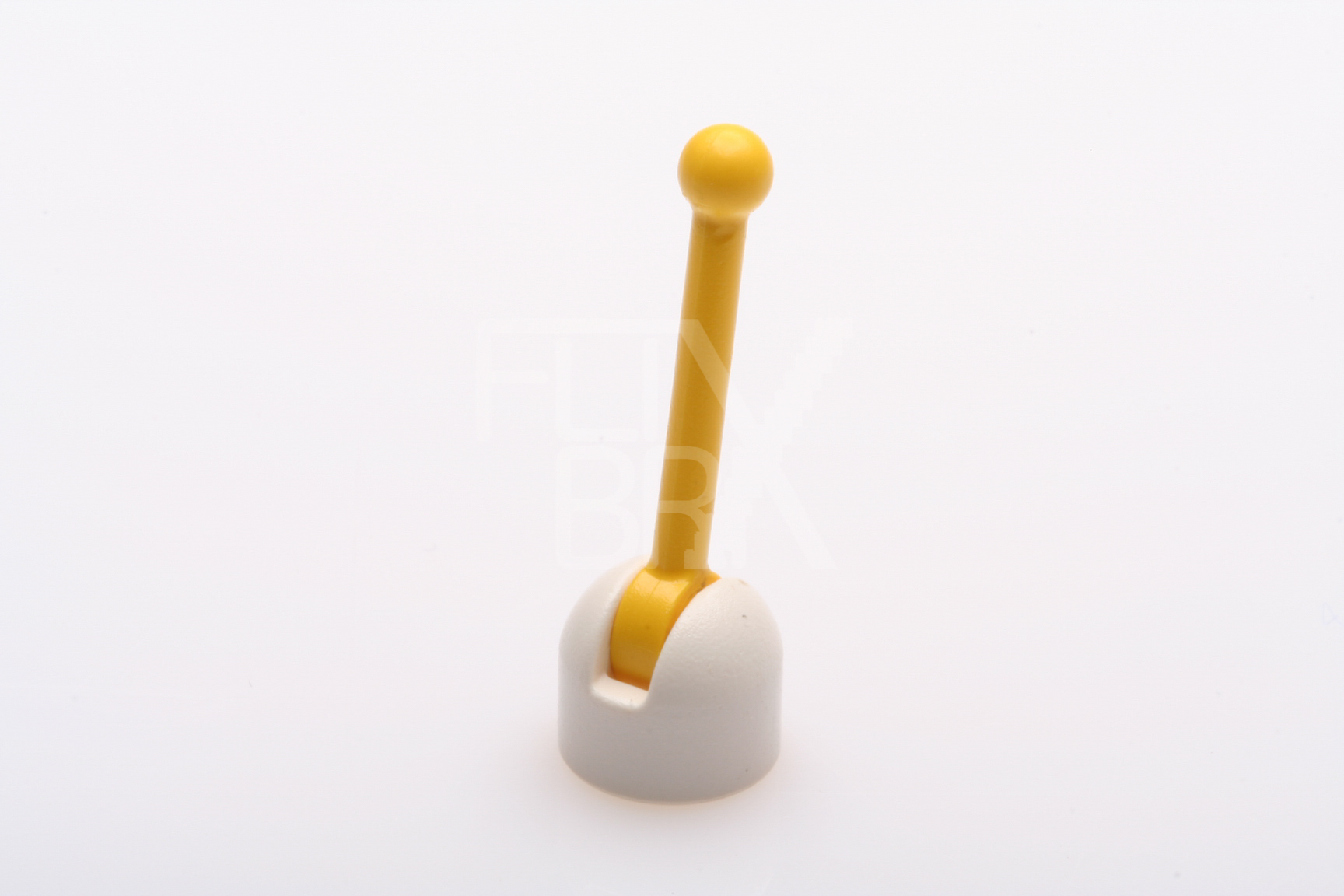 1x1 Kleiner Hebel gelb Basis  weiß