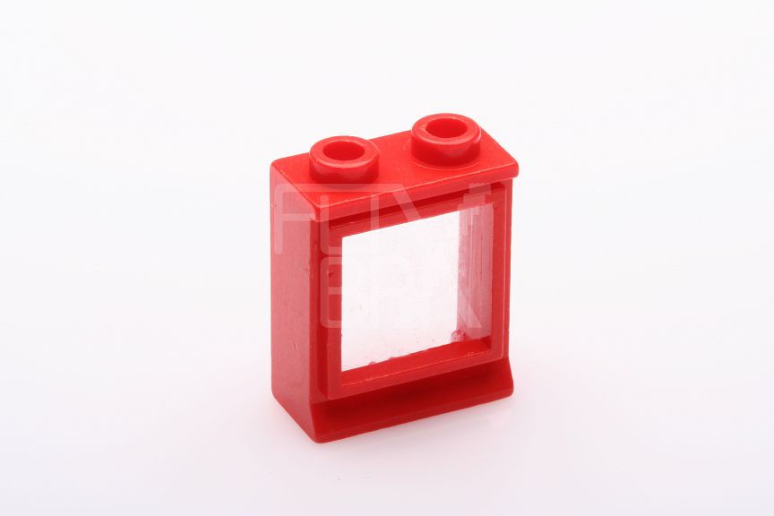 1x2x2 Fenster classic rot