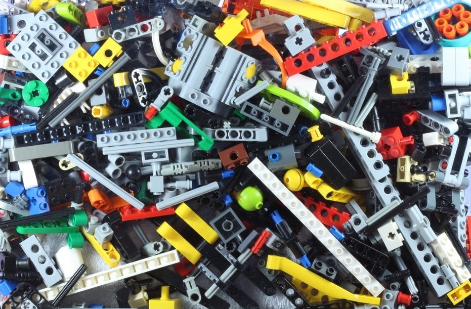 100 LEGO® Teile Technik-Mix in einer tollen Mischung  