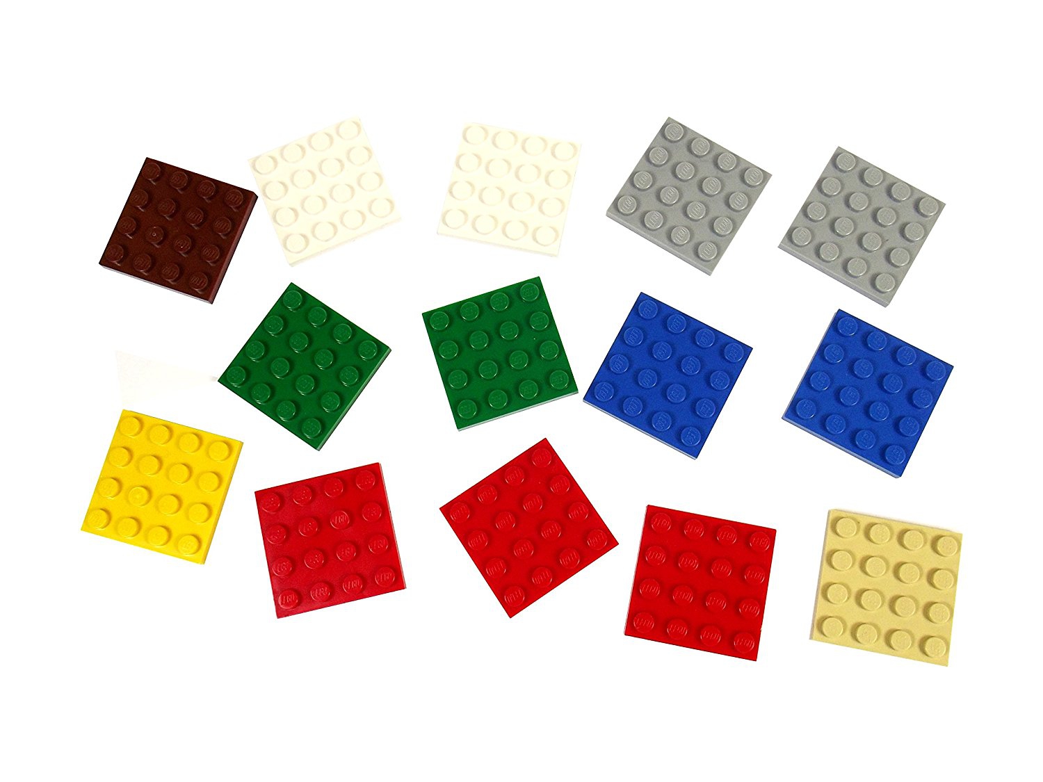 10 LEGO® Platten 4x4 in einer tollen Mischung  