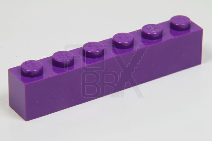 1x6 Stein dunkellila