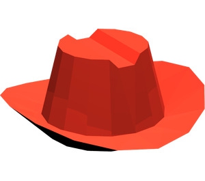 Minifigur Hut / Cowboy  rot