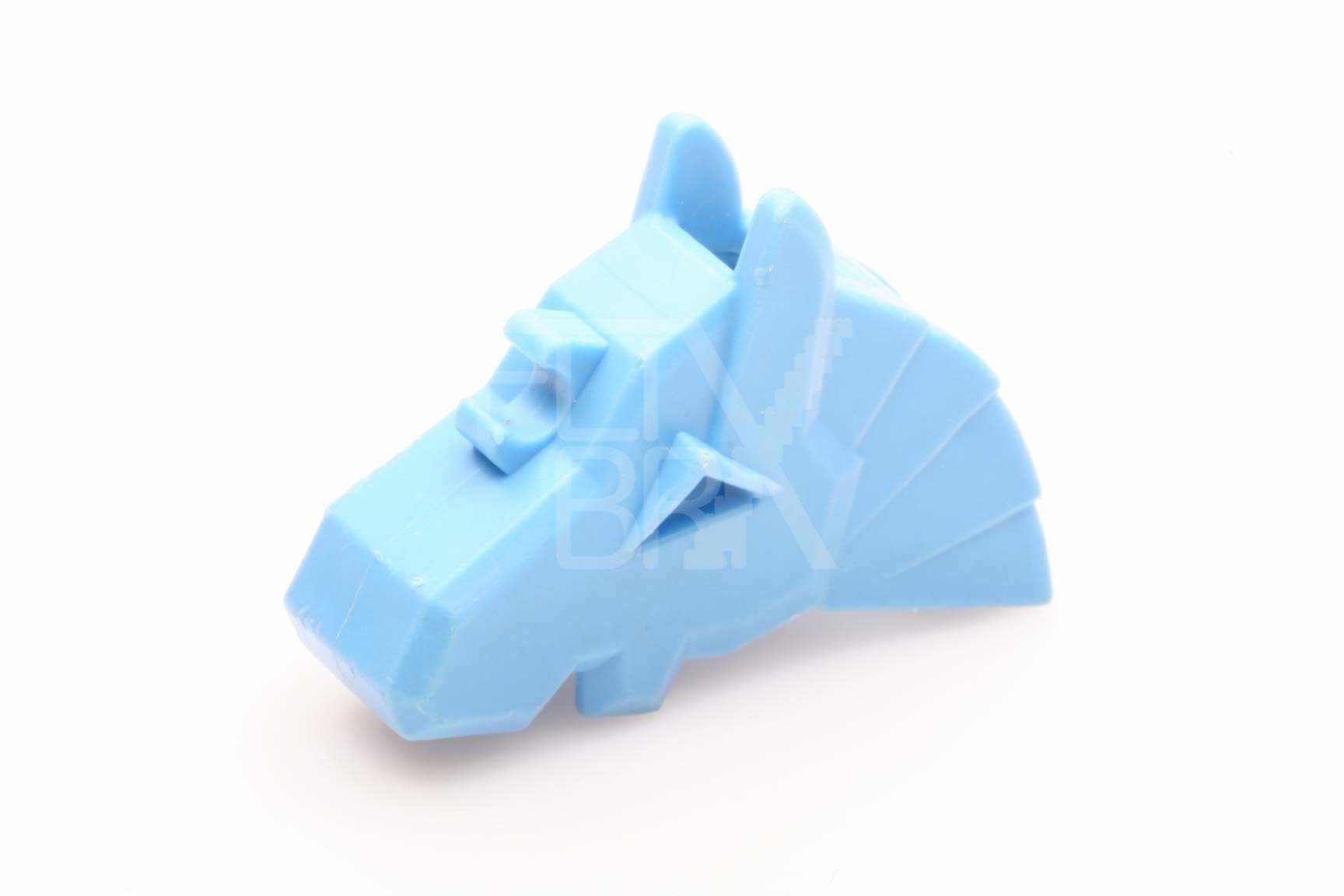 Helm für Pferd Rüstung/Panzerung hellblau