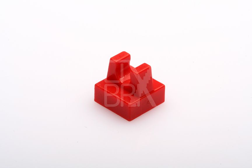 1x1 Fliese modifiziert mit Clip rot