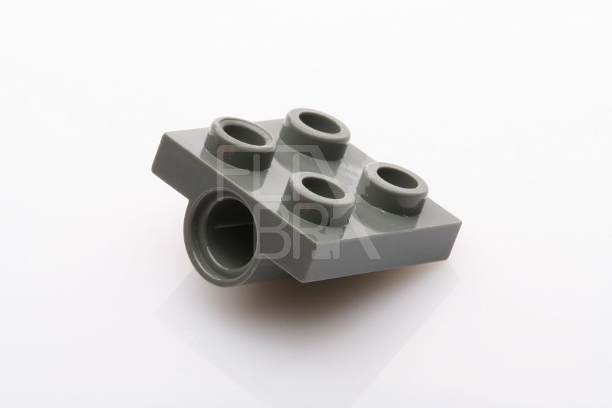 2x2 Achsplatte mit 1 Pinloch neudunkelgrau