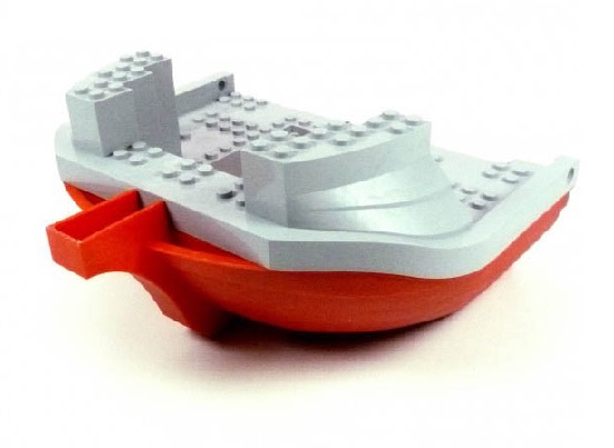 19x22 Boot Vorderteil rot